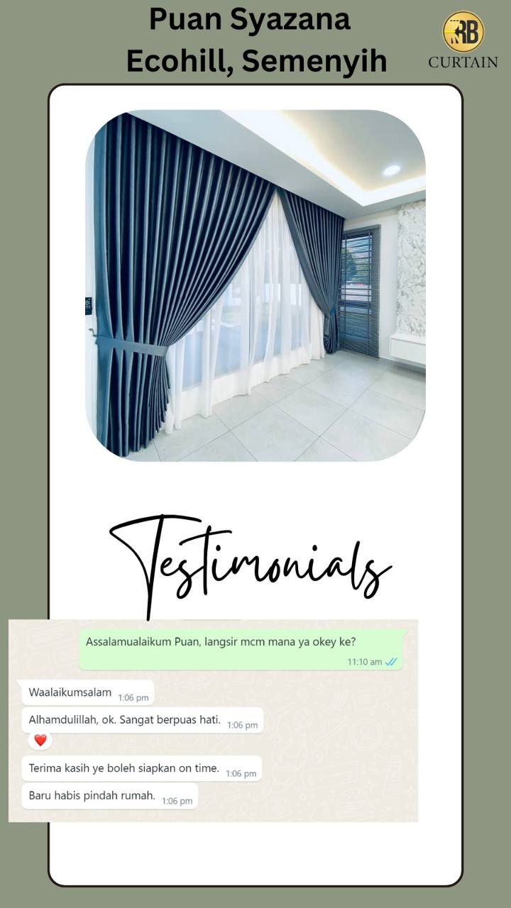 Puan Syazana, a satisfied client from Ecohill Semenyih